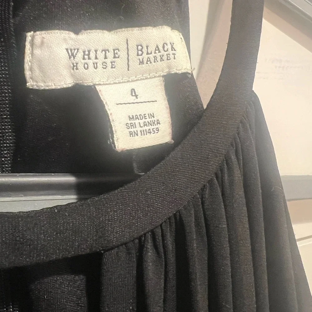 white house black market little black dress size 4 - Picture 3 of 5